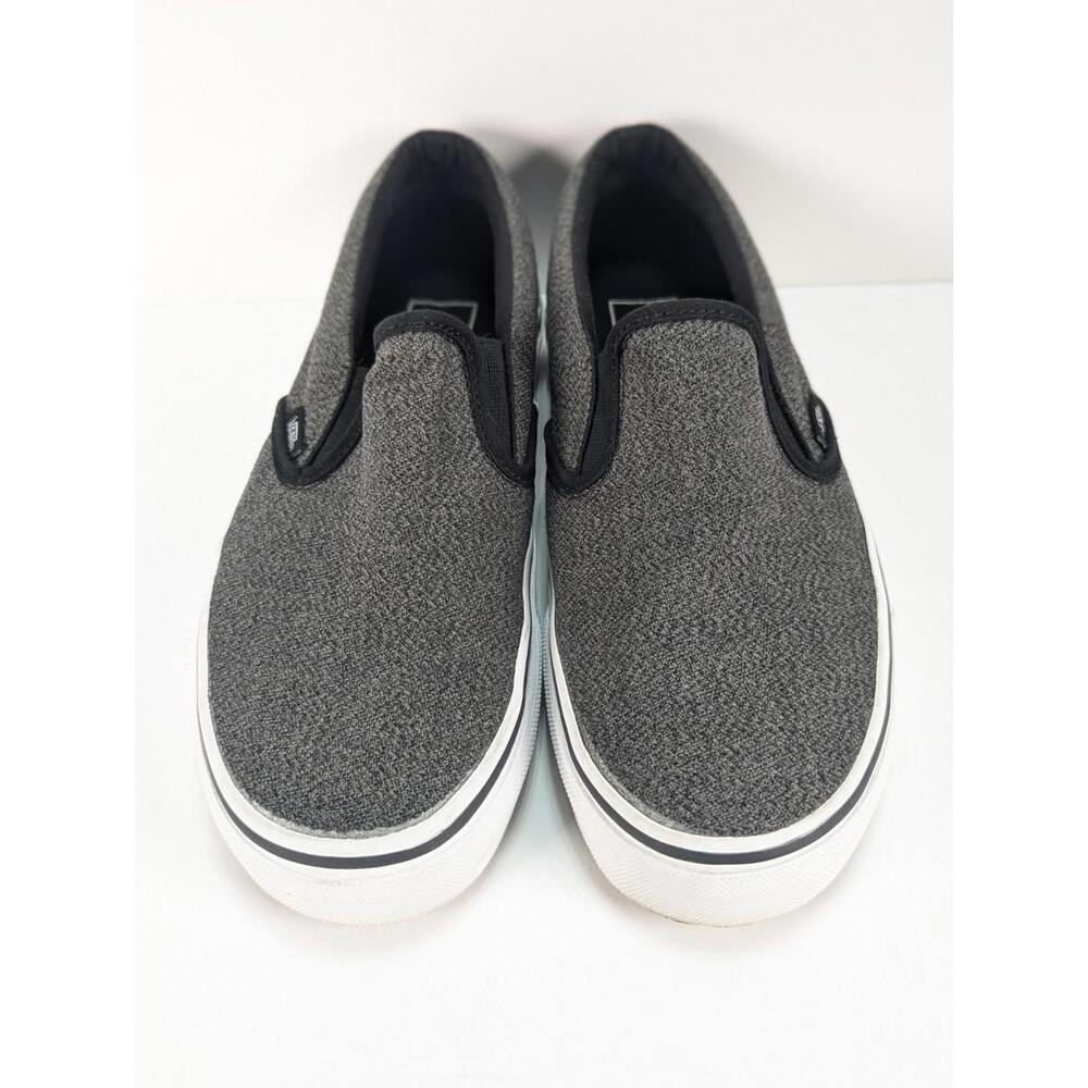 Vans Slip-On Shoes/Sneakers Chambray Gray Womens 8 Unisex Skater Tennies Slipper - Picture 2 of 14